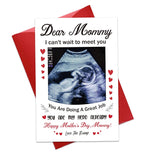 First Mothers Day Card For Mom From Bump Happy 1St Mothers Day Photo Frame Card With Envelope First Mothers Day Pregnancy Gift Card For First Time Mom New Mom Expecting Mom Mother To Be