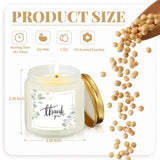 10 Pcs Thank You Gifts Candles 3.5 Oz Valentines Employee Appreciation Gifts Bulk Soy Wax Scented Jar Candles For Friend Boss Employee Staff Volunteer Teacher 10 Fragrance(Warmth Scent)
