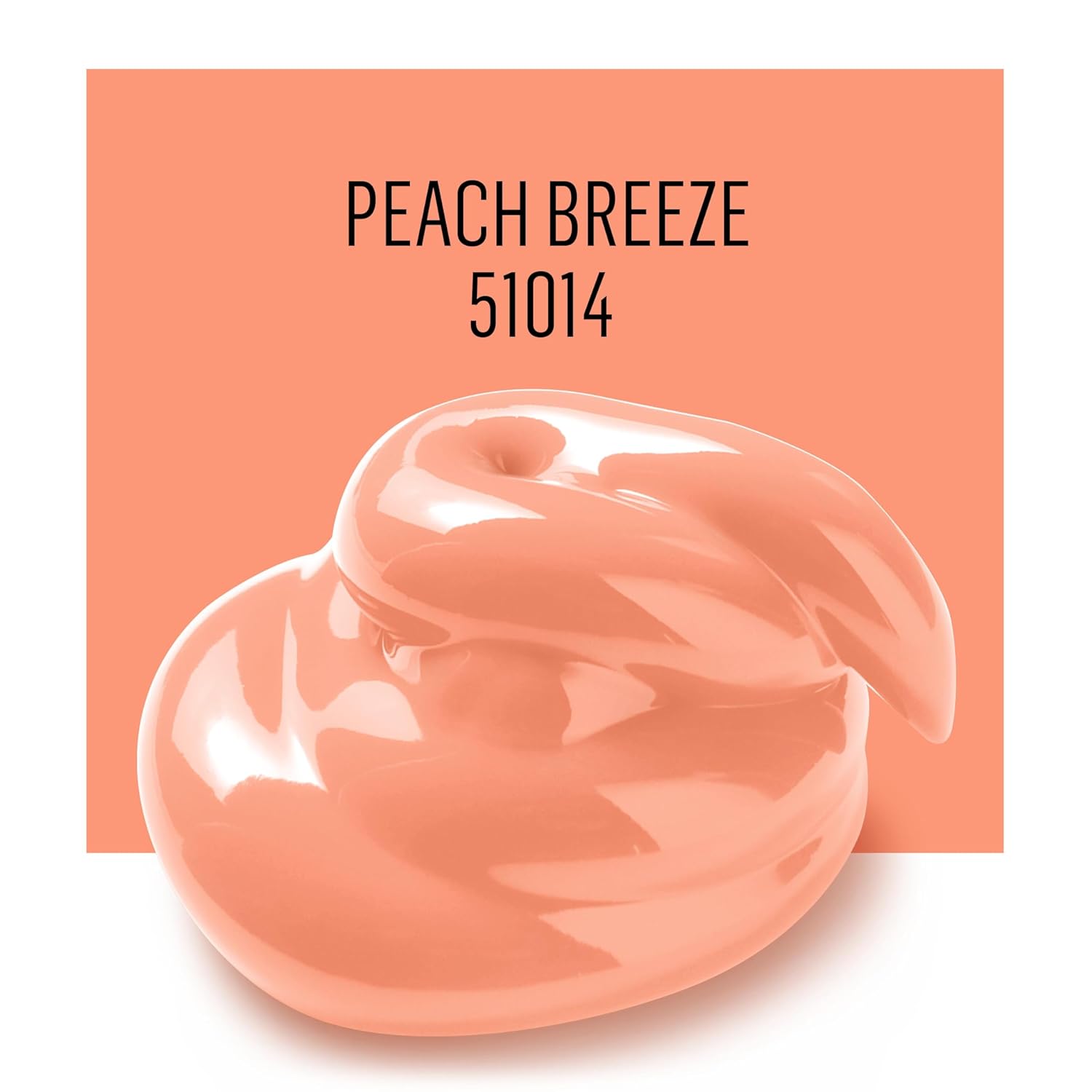 FolkArt Acrylic Craft Paint, Peach Breeze 2 fl oz Premium Matte Finish Paint, Perfect For Easy To Apply DIY Arts And Crafts, 51014