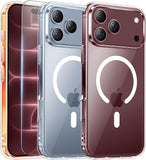 Clear Case for iPhone 18 Pro and iPhone 17 Pro Transparent Protective Cover