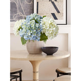 2Pcs White & 2Pcs 20" Light Blue Hydrangea Artificial Flowers Real Touch Faux Hydrangeas With Long Stem For Spring Home Decor Baby Shower Floral Arrangement Kitchen Party Wedding Xmas Decor