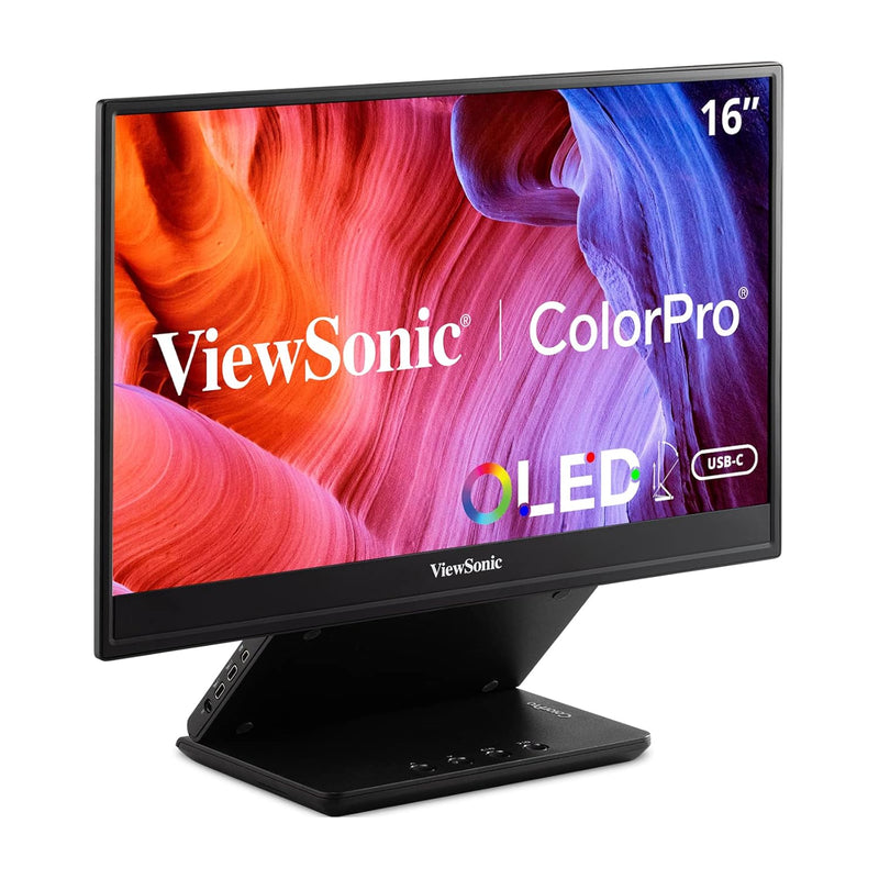 ViewSonic VP16-OLED 15.6 Inch 1080p Portable OLED Monitor with 2 Way Powered 4