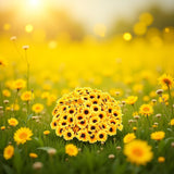 100 Pcs Sunflowers Artificial Flower Heads, Yellow Mini Fake Sunflowers Decorative Fabric Flowers Craft Floral Embellishments Silk Sun Flower Head Decorations Diy Wedding Floral Home Decor