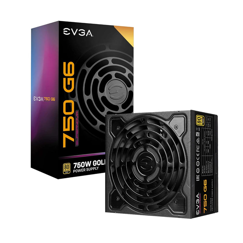 EVGA SuperNOVA 750 G6, 80 Plus Gold 750W, Fully Modular, Eco Mode with FDB Fan