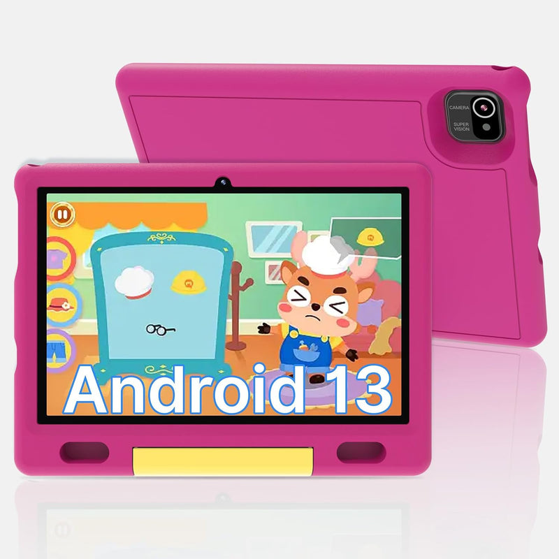 Kids Tablet 10 Inch, Android 13 Tablet For Kids, 2+32Gb Storage, Pre-Installed