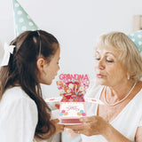 Great Grandma Birthday Gifts, Personalized Birthday Popup Card For Granny Nana, Best Nana Gifts From Granddaughter Grandson