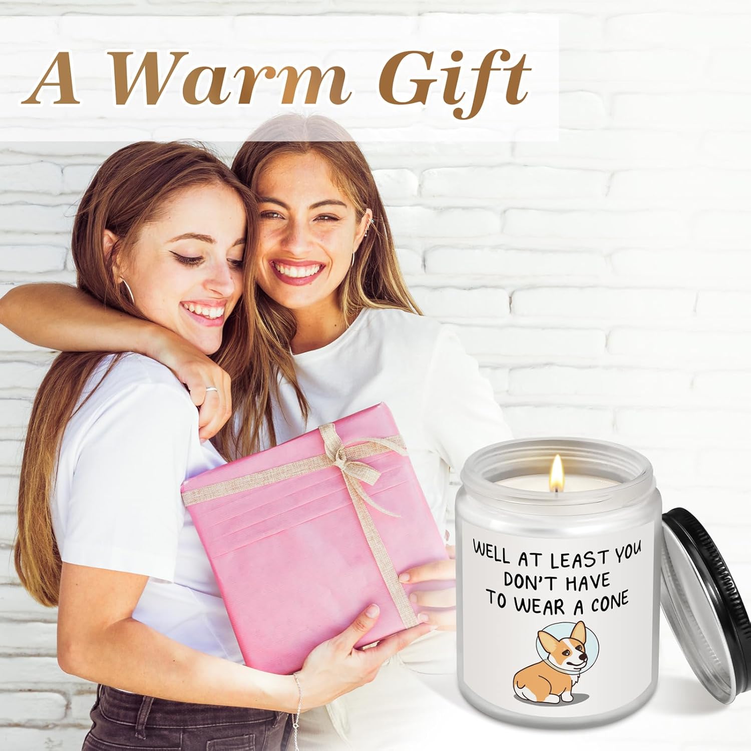 Get Well Gifts For Women, Funny Get Well Soon Gifts For Women After Surgery - Lavender Scented Candle, Feel Better Thinking Of You Cheer Up Gift For Family Friend Coworker Men