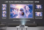 900 ANSI 1080P Projector, 5G WiFi Bluetooth, 4K, Electric Focus, Portable