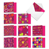 - 10 Boxed Valentine Note Cards With Envelopes - Loving, Heartfelt Assorted Greeting Cards For Valentine'S Day (4 X 5.12 Inch) - A Lot Of Heart Mq5652Vdg-B1X10