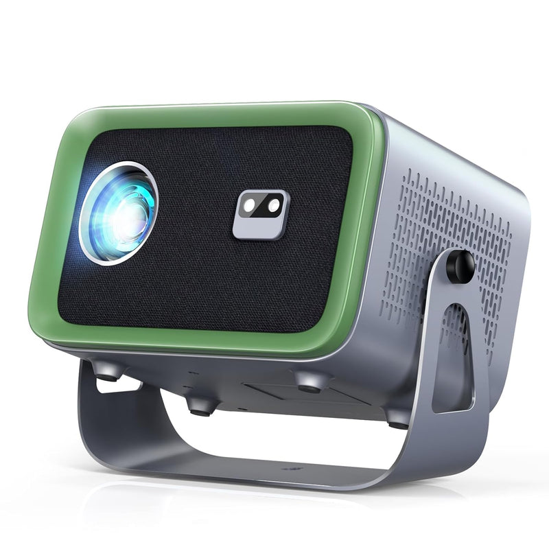 4K Projector, Auto Focus, WiFi 6, Bluetooth, 400 ANSI, 360° Rotating, Portable