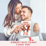 67 Valentines Gifts For Him, Boyfriend, Bf, Husband, Men - 67 Funny Meme 6 7 Valentines Card For Him -Anniversary, Birthday Gifts For Him- Single 5.3''X 8'' Romantic Love Folded Card With Red Envelope