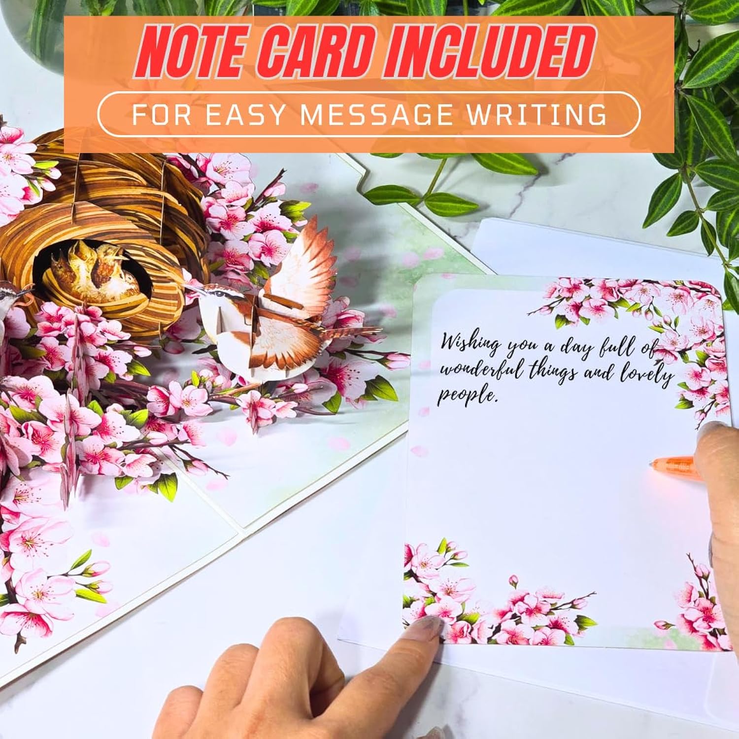 - Pop Up Birthday Card, 6X8 Inches Family Bird Birthday Card For Wife, Mom,Daughter, Grandma, Thank You Gifts For Mom, Wife, Dad With Envelope