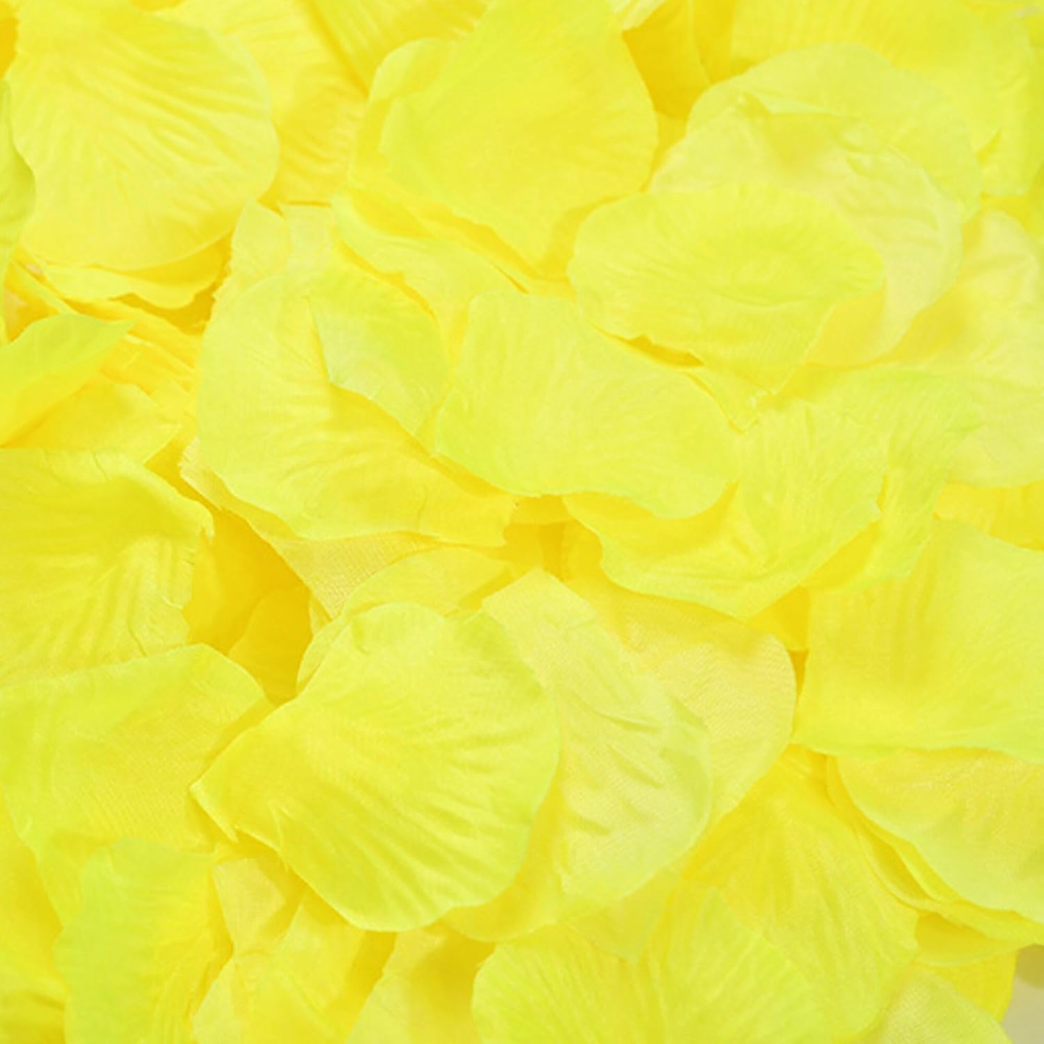 Rose Petals Yellow 3000Pcs Artificial Silk Petals Fake Flower Petals For Wedding Marriage Proposal Party Favors Table Centerpieces Anniversary Party Valentine'S Day