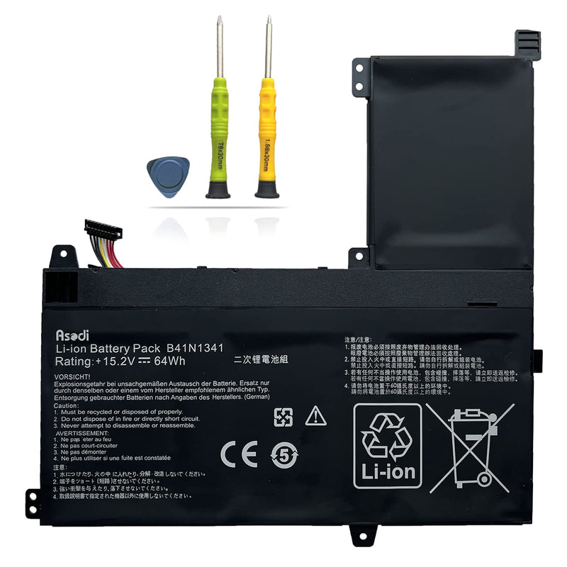 B41N1341 Laptop Battery Replacement For Asus Q502 Q502La Q502La-Bbi5T12 Q502La