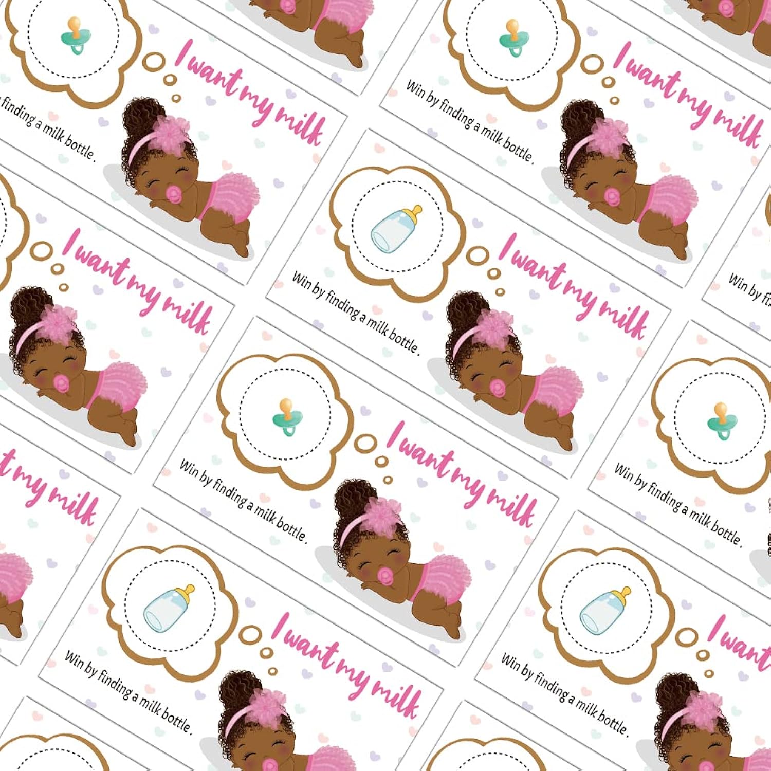Baby Shower Scratch Off Party Game Cards?32 Pcs? Activity For Bridal Baby Shower Festive Raffle Tickets Sleeping Baby Scratch Off Cards Christmas Thanksgiving Holiday Games Supplies ?Girl?