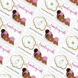 Baby Shower Scratch Off Party Game Cards?32 Pcs? Activity For Bridal Baby Shower Festive Raffle Tickets Sleeping Baby Scratch Off Cards Christmas Thanksgiving Holiday Games Supplies ?Girl?