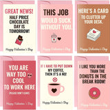 24 Pcs Funny Valentine'S Day Card For Coworkers, With Envelopes And Stickers 6 Designs Blank Inside Humorous Valentine'S Day Cards For Coworker Colleague For Colleague Boss Employees
