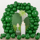 90Pack Dark Green Balloons Different Size 18/12/10/5 Inch Green Balloon Garland Arch Kit For Birthday, Graduation, St. Patrick'S Day, Christmas, Baby Shower, Dinosaur Party Decorations