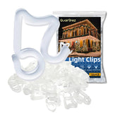 Holiday Light Clips 120 Pcs, Christmas Light Clips Hang Gutter Clips Hooks For Christmas Decoration String Lights Weatherproof Outdoor Seasonal Lighting Hooks For Xmas Halloween