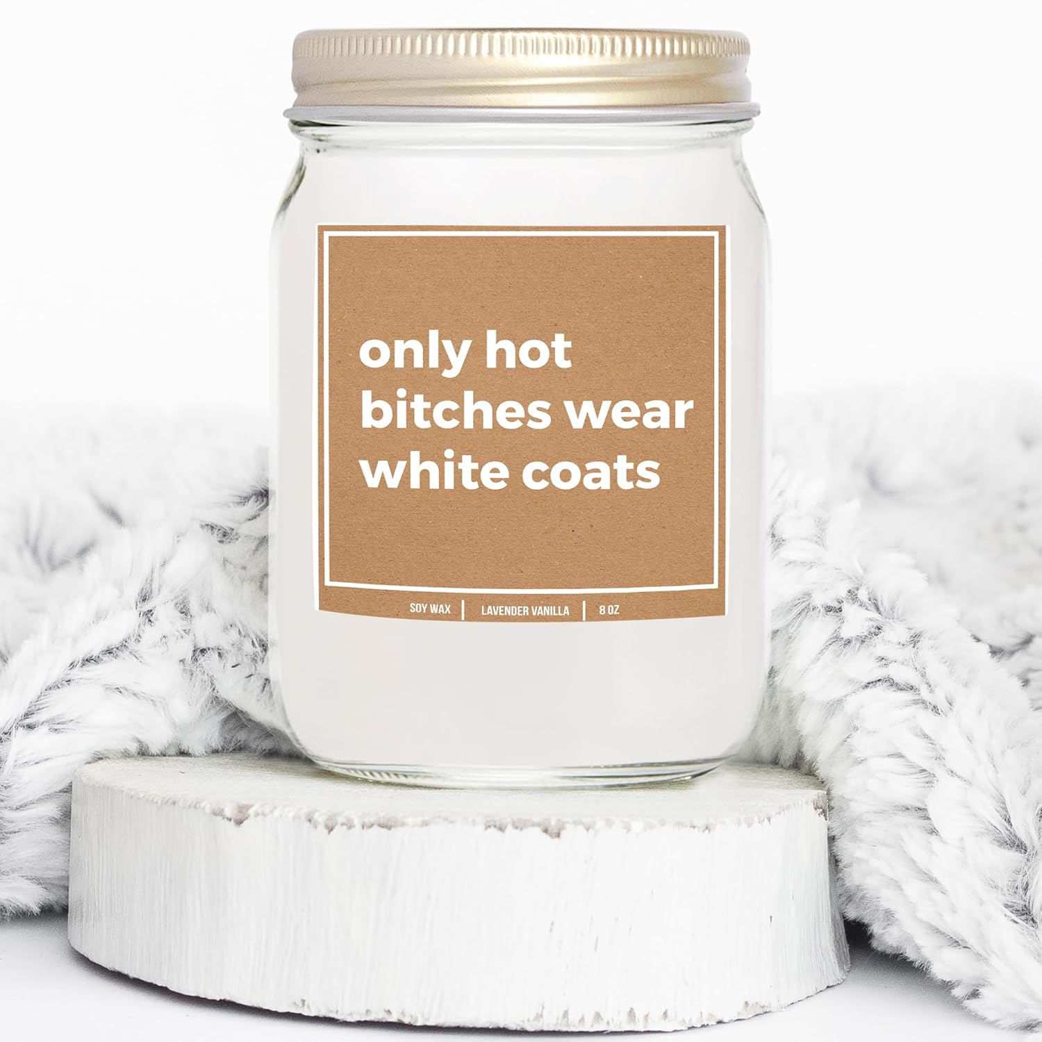 You Nique Designs Future Doctor Candle 9 Oz - White Coat Ceremony Surprise, Medical Student Gifts, Med Student & Medical School Grad Presents For Medical Students (Lavender & Vanilla)