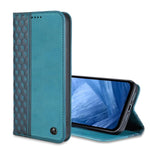 Pixel 9/9 Pro Wallet Case 2024, PU Leather Flip, Card Holder, Kickstand, Green