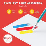 Canvas Boards For Painting 52 Pack 8 X 10 Inch Blank Flat Canvas Panels 100% Cotton Pre-Primed For Acrylic & Oil Paint, Art Supplies For Kids & Adults