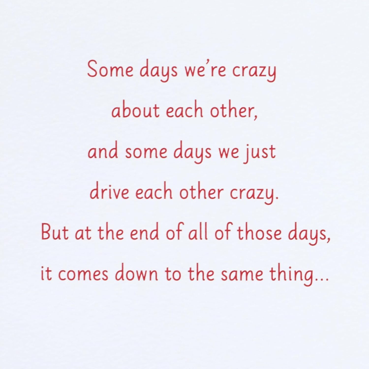 Hallmark Valentines Day Card for Husband (Love You No Matter What)