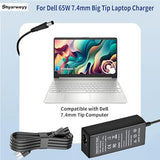 Dell 65W 7.4mm Big Tip Laptop Charger AC Power Adapter for LA65NS2-01