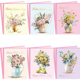 Mothers Day Cards With Envelopes 24 Pack Gold Foil Mother'S Day Floral Cards Bulk Flower Card Mother 'S Day Gift For Mom Blank Inside