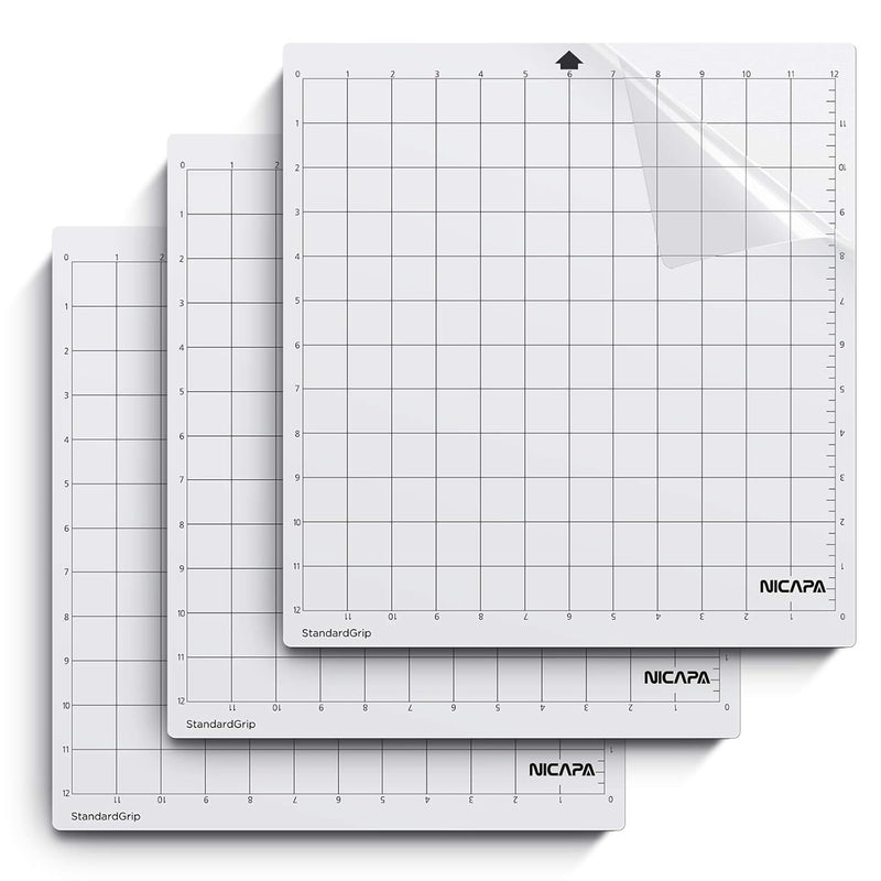 Standardgrip Cutting Mat For Silhouette Cameo 4/3/2/1 (12X12 Inch,3 Mats) Stan