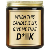 Gifts For Wife Husband - Birthday Fathers Day Mothers Day Christmas Gifts For Wife Husband, Funny Anniversary, Lavender Candle