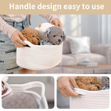 Cute Burgundy Woven Gift Basket With Handle – Empty Baskets For Christmas, Valentine'S Day Birthday Raffle, Decorative Storage Organizer Box For Toys Gifts Seasonal Decor (13"D X 8"W X 6"H)