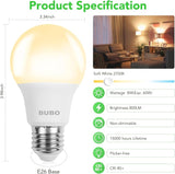 A19 LED Light Bulb 60W Equivalent Soft White 2700K E26 Base 24 Pack