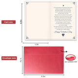 Sweet Valentine'S Day Card For Husband, Romantic Valentines Gift From Wife, Heartfelt Love Poem Greeting Card, To My Husband On Valentine'S Day