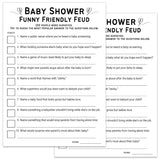 Baby Shower Card Game (Funny-Feud)