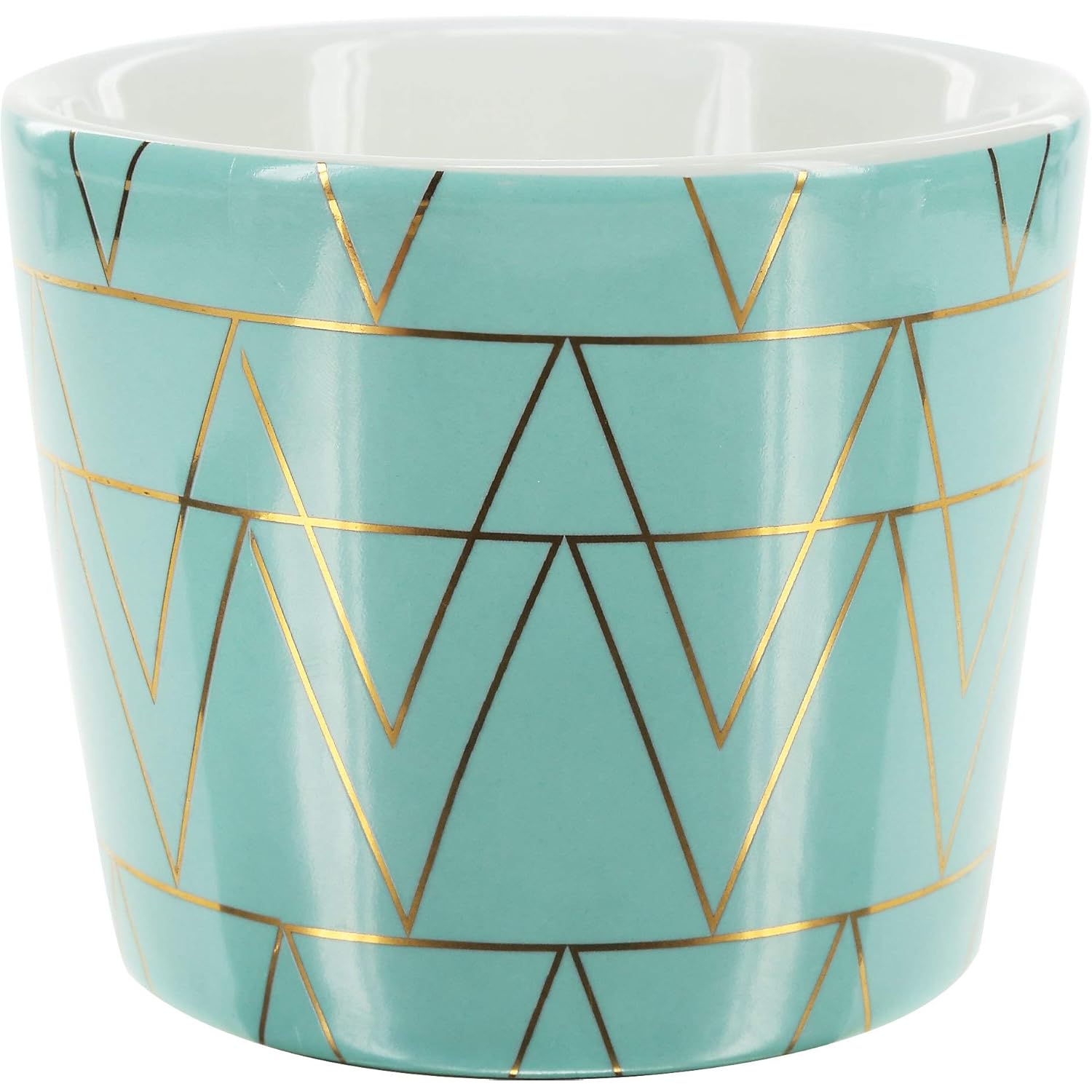 Pavilion Gift Company Green Get Lit It's My Birthday Gold 8oz Tranquility Funny Single Wick Candle in Ceramic Vessel