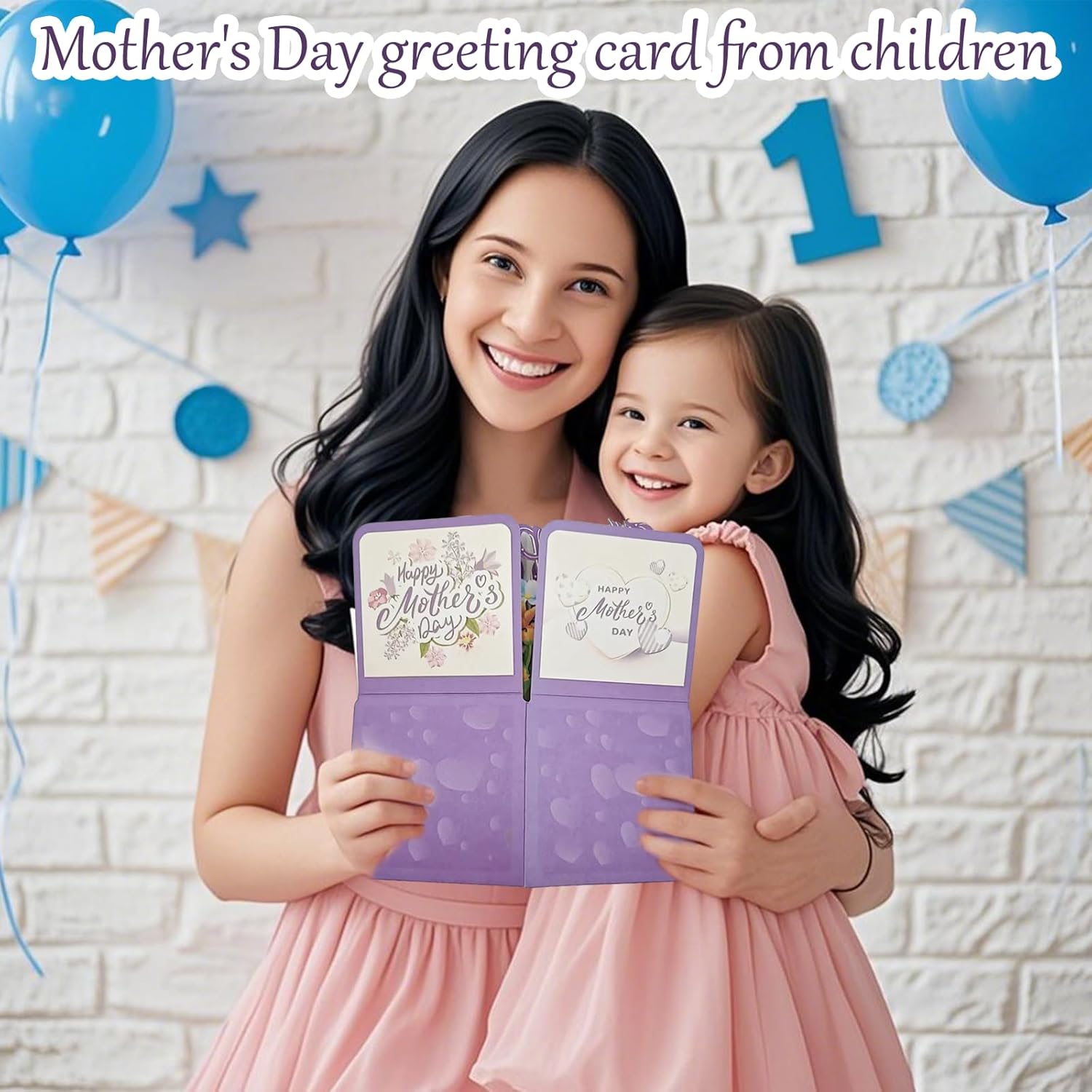 Mother'S Day 3D Pop-Up Card, Happy Mother'S Day 3D Flower Pop-Up Card, Card With Envelope, Holiday Gift For Mothers