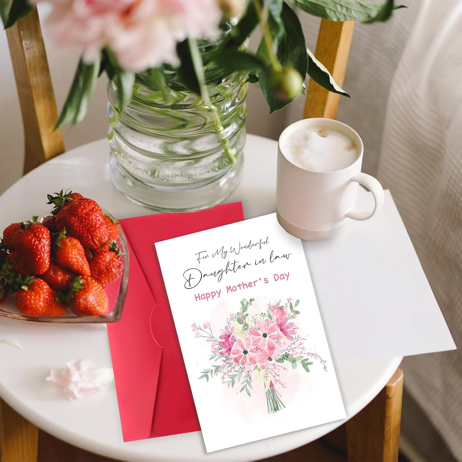 Best Mothers Day Gift For Daughter In Law, Happy Daughter In Law Mothers Day Card From Mom Dad