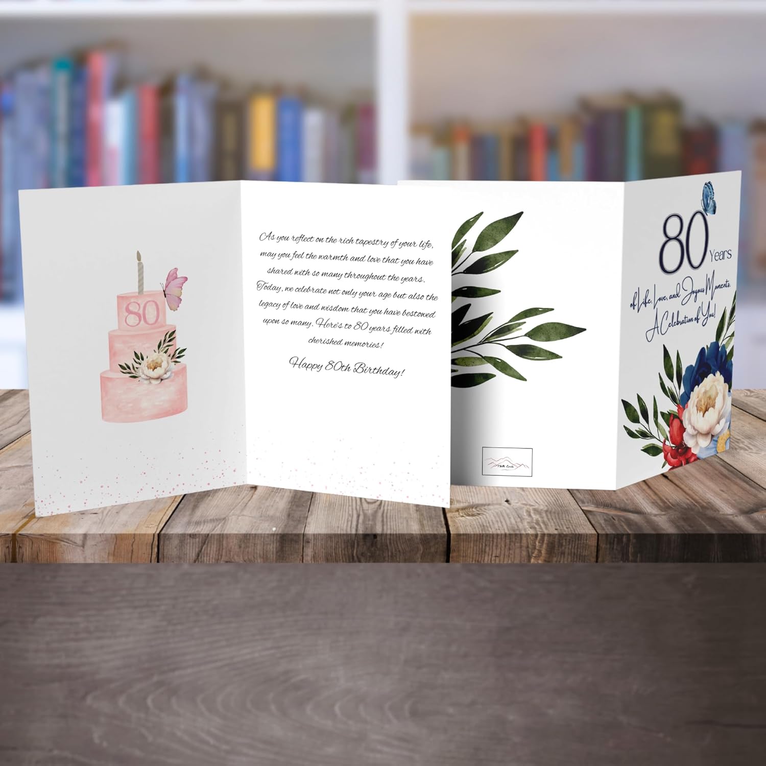 80Th Birthday Card, 80 Years Old, Birthday Card For Grandmother