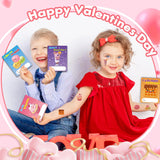 36 Pack Valentine Cards For Kids Classroom, Maze Valentines Cards With Tattoos Envelopes, Happy Valentine'S Day Card For Kids School, Valentines Party Exchange Gift Ideas For Boys Girls