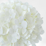 White Hydrangea Artificial Flowers,4Pcs 21" Large Silk Outdoor Artificial Hydrangeas Faux Flower, Lifelike Fake Flower With Stems Bouquets Arrangement For Home Table Centerpieces Wedding Porch