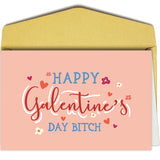 Rude Galentine'S Day Card For Women, Funny Galentines Day Card For Best Friend Bestie Sister, Happy Galentine'S Days Bitch
