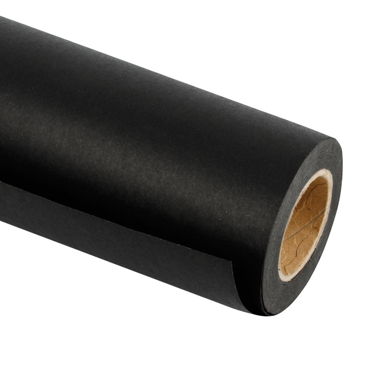 Black Kraft Paper Roll - 36 Inches X 100 Feet - Recyclable Paper Perfect For W