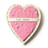 Bloomin Mini Pink Heart-Shaped Seed Paper Enclosure Cards 9 Card Set - Perfect For Valentine'S Day, Mother'S Day And Wedding Anniversaries! Size: 2.25 X 2.25 By Bloomin
