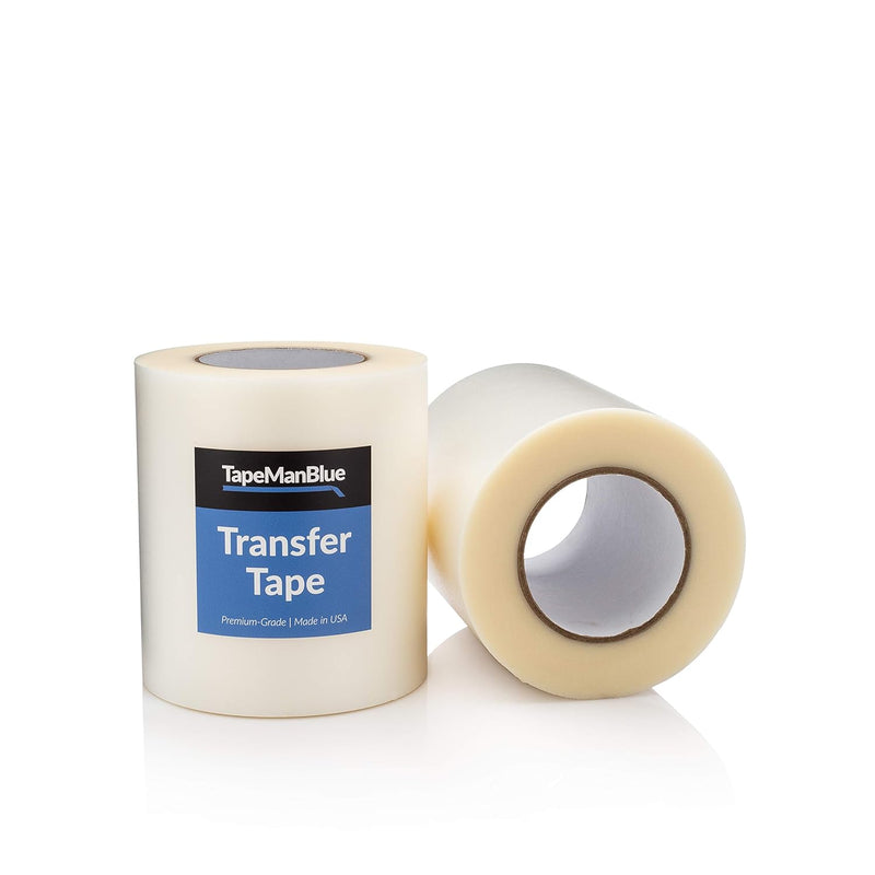 Vinyl Transfer Tape, 6 Inch X 300 Feet, Clear High Tack Film For Craft Cutters