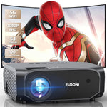 18000L Projector, 1080P, 4K Support, 5G WiFi, Bluetooth, Portable, Screen