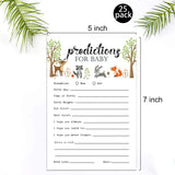 25 Advice And Prediction Cards For Baby Shower Game, New Mom And Dad Card For Girl Or Boy Babies, New Parents, Fun Gender Neutral Shower Party Favors