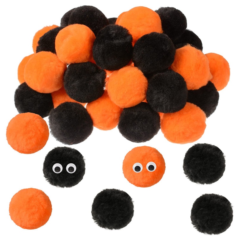 36 Pieces Acrylic Pompom Balls Halloween Costume Pom Poms Decorations Large Cr