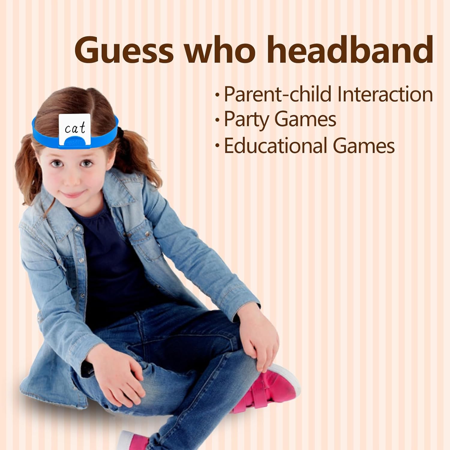 6 Pcs Guess Who Game Headbands, With 100 Dry Erase Cards, Headbands Board Games For Family Game Night, Party Activities For Adults And Kids