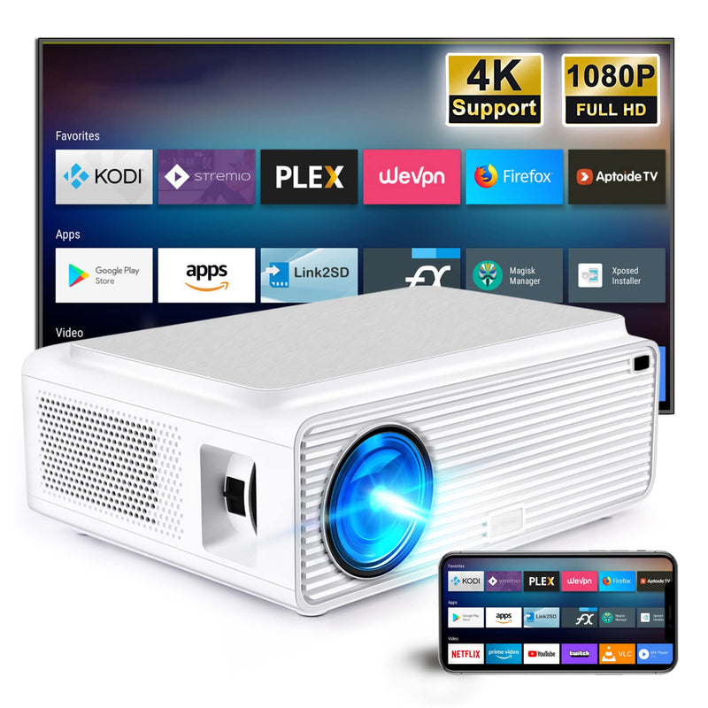 Native 1080P Projector, 5G Wifi Full Hd 1920X1080P Video Beam, Ios/Android Mac